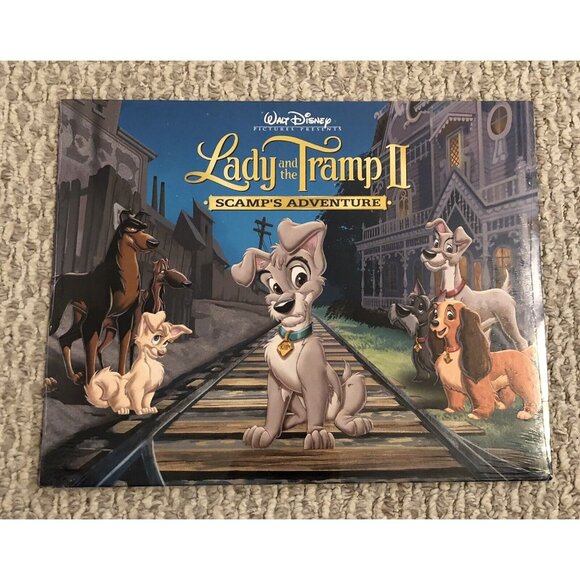 Walt Disney Lady and the Tramp 2 Scamp's Adventure Lithograph Portfolio New - Picture 1 of 3